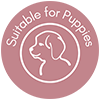 Suitable for puppies
